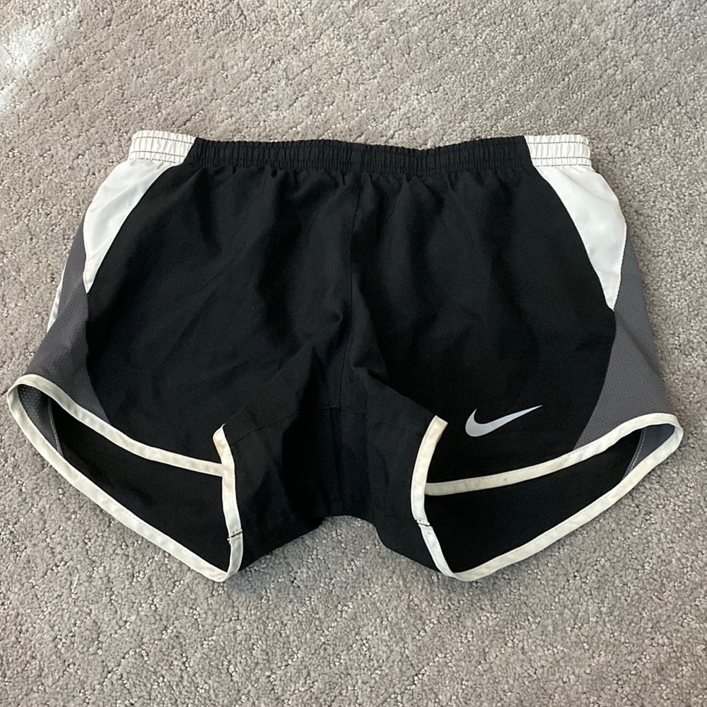 Black Nike athletic shorts